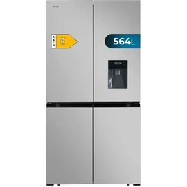 Cecotec  Bolero Coolmarket 4D 564 Side-by-Side (564 l, 1830 mm hoch, Edelstahl)