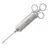 Klausberg Fleischpökelspritze 60 ml Stahl Silber