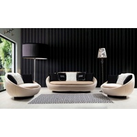 JVmoebel Sofa Couch Wohnlandschaft Garnitur Design Modern Sofagarnitur 2+1+1, 3 Teile beige