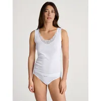 CALIDA Cotton Desire Tank Top weiß, Baumwolle, Large Damen,