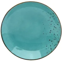 CreaTable 6er-Set CreaTable Suppenteller Nature Collection Ø 22 cm Steinzeug Blau