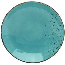 CreaTable 6er-Set CreaTable Suppenteller Nature Collection Ø 22 cm Steinzeug Blau