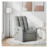 vidaXL Relaxsessel Elektrisch 93 x 101 x 93 cm Hellgrau mit Liegefunktion