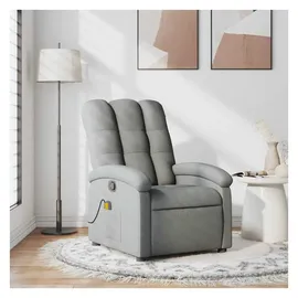vidaXL Relaxsessel Elektrisch 93 x 101 x 93 cm Hellgrau mit Liegefunktion