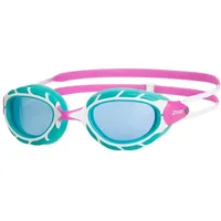 Zoggs Predator Junior Pink Turquoise Tint Blue