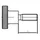 Industrial Quality Supplies Rändelschraube hohe Form M4 x 10 mm