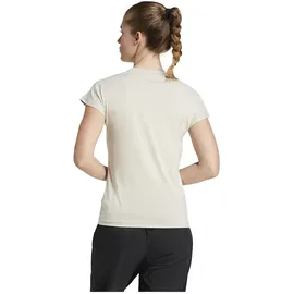 Adidas AEROREADY Train Essentials Minimal Branding V-Neck T-Shirt Wonder Alumina / White XS