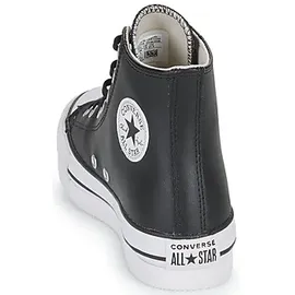 Converse Chuck Taylor All Star Eva Lift Leather Foundation Hi in Schwarz