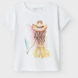 NAME IT Shirt "Hattie" in Weiß - 110