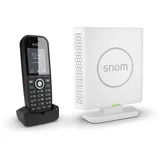 Snom M430 DECT-Set, M400 + M30 Mobilteil, SIP, HD-Audio, PoE, Schwarz