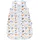 TupTam Baby Schlafsack 2.5 TOG – Warmer Winter Schlafsack Baby, OEKO-TEX, Ärmellos, Wattiert" Gr. 80, orange Fuchs regenbogen umstülpbarer fuß), Größe: 80-86