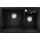 Blanco Legra 8 links Einbauspüle Silgranit schwarz Handbetätigung 780 x 500 mm