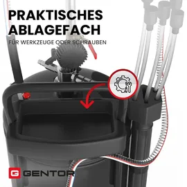 GENTOR Ölauffangwanne Leder 80 L schwarz