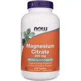 NOW Foods Magnesium Citrate 200 mg Tabletten 250 St.