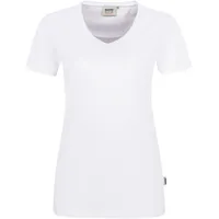 Hakro Damen V-Shirt Performance 181 weiß Größe 4XL