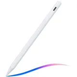 ANYQOO Stift für iPad 2018-2026 (6.-11. Generation, Pro 11"/12,9"/13", Air 3-5, Mini 7/6/5) Weiß