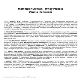Mammut Whey Protein Vanilla Ice Cream Pulver 1000 g