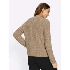 Witt Weiden Strickjacke in camel-ecru-meliert | Gr.: 36