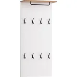 Schildmeyer Garderobenpaneel Jelda 50 x 110,6 x 19,9 cm Weiß