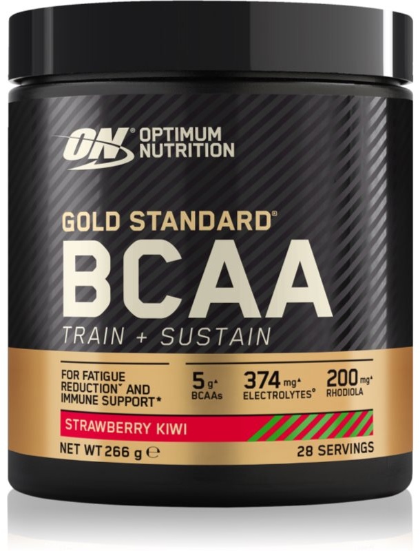 Optimum Nutrition Gold Standard BCAA Aminosäurekomplex Geschmack Strawberry & Kiwi 266 g