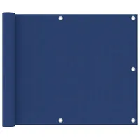 vidaXL Balkonsichtschutz Oxford-Gewebe 75 x 500 cm blau