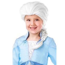 Rubie ́s Kostüm Die Eiskönigin 2 Elsa Kinderperücke, Langhaarperücke nach der Vorlage aus ‚Frozen 2‘ weiß