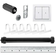 Nobily | Rolladen-Komplett-Set für 60mm (SW60) Achtkantwelle Maxi-Rolladenmotor 20Nm = Mechanik-Set bis zu einer Gesamtlänge von 2 Meter