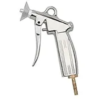 Riegler Blaspistole, Schutzschild, Alu-Druckguss vernickelt, Tülle LW 6