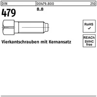 Industrial Quality Supplies DIN 479 Vierkantschraube VG M10x60 Stahl