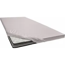 Estella Spannbettlaken für Topper Zwirnjersey 140 x 200 - 160 x 200 cm platinfarben