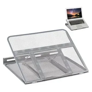 Relaxdays Laptop-Ständer Notebook Ständer, silber,