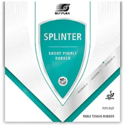 Sunflex Splinter Tischtennis-Belag. 1.8mm Schwamm schwarz bunt 1.8 SCHWARZ