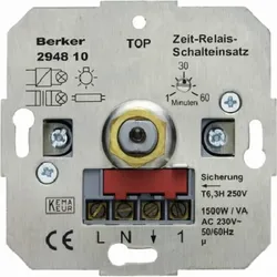 Berker, Zeitschaltuhr, Zeit-Relais-Schalteinsatz 294810