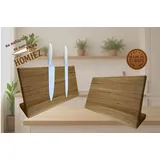 homiez Magnet-Messerblock aus Eichenholz