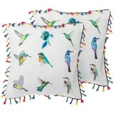 Beliani Mallow 45 x 45 cm Mehrfarbig