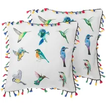 Beliani Mallow 45 x 45 cm Mehrfarbig