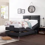 Westfalia Schlafkomfort Boxbett 114 x 210 cm Grau