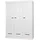 Woood Kleiderschrank Connect 140 x 195 x 53 cm Weiß