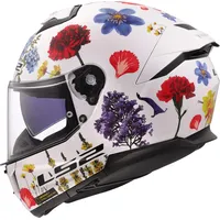 LS2 LS2, Integraler Motorradhelm Stream II Flowers Gloss White,