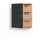 Vicco Badschrank Fynn, Anthrazit/Goldkraft eiche 47 x 59 cm
