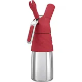 iSi Creative Whip Sahnespender 500 ml Edelstahl Rot