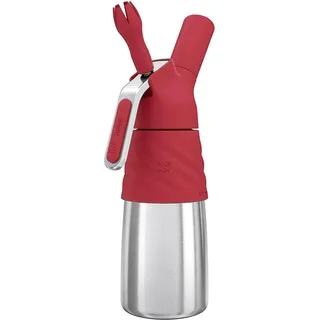 iSi Creative Whip Sahnespender 500 ml Edelstahl Rot