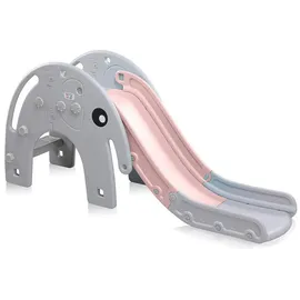 BABY VIVO Rutsche Elefant Pink/Grau