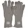 URBAN CLASSICS Knitted Wool Mix Smart Gloves Grau S/M