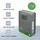 Qoltec 53662 Solarladeregler mit Temperatursensor 30A |12V / 24V | LCD 2x USB Bluetooth, App, GEL LiFePO4