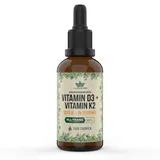 naturalie® - Vitamin D3 + K2 Tropfen hochdosiert | 2000 IE D3 + 50μg Vitamin K2 MK7 (99,7% all Trans) in Olivenöl | Schadstoffgeprüft - 50ml | ohne unnötige Zusatzstoffe