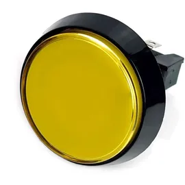 BerryBase Large Arcade Button, 60mm, beleuchtet, LED 12V DC, - Farbe: gelb