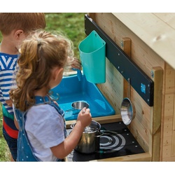 Tchibo - Anbau-Holz-Kinderspielküche »Deluxe« - braun