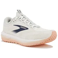Brooks Revel 7 Damen Oyster/White/Tropical Peach 39