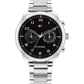 Tommy Hilfiger Patrick 1791784 Herrenuhr - Schwarz/Silber